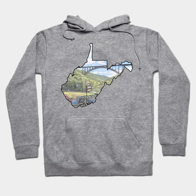 West Virginia Hoodie by TwoBroads